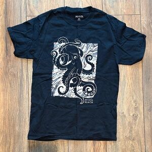 Navy Octopus Graphic Tee
